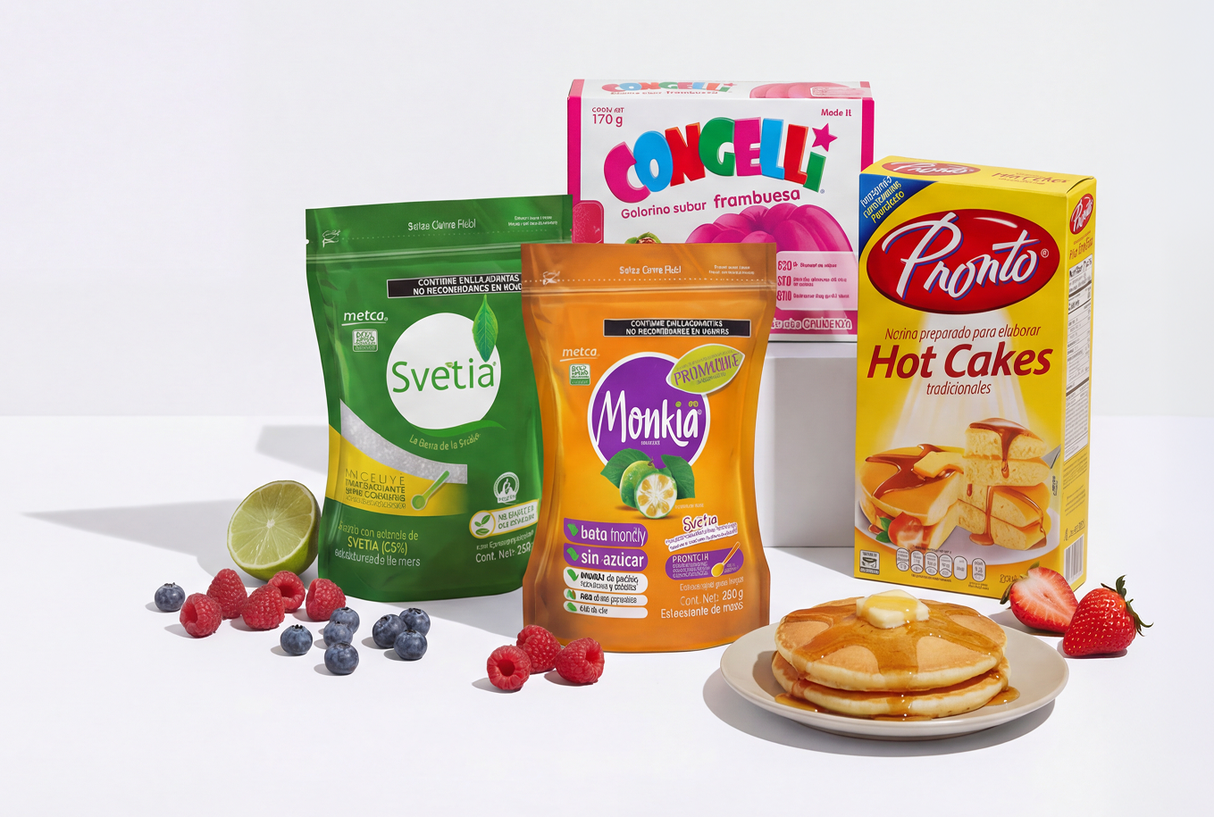 CON ALimentos products - Congelli, Svetia, Monkia, Pronto, pancakes